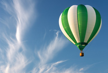 Obraz premium Single hot air balloon