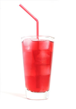 cranberry juice with ice
