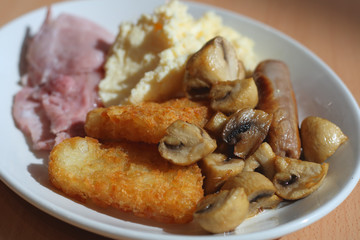 Traditional English breakfast 