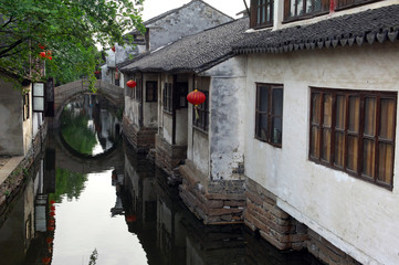 Fototapeta na wymiar Chiny, Suzhou: Typowy chiński dom