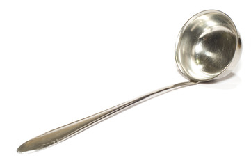 object on white - kitchen utensil ladle