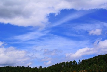 Beautiful clouds in the sky 