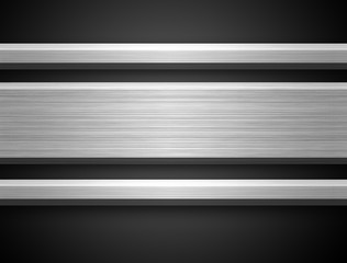 Brushed Aluminium Silver Bar 