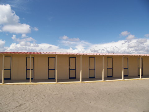 Cabine in spiaggia
