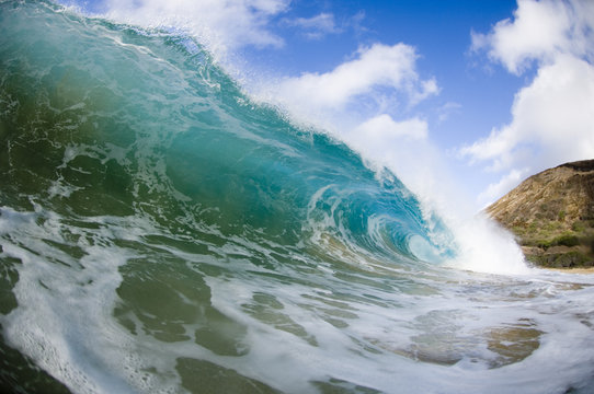 giant breaking wave in hawaii © NorthShoreSurfPhotos