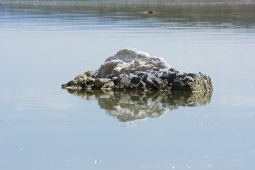 Tufa formations at Mono Lake in USA