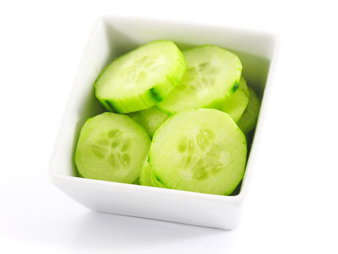 concombre en tranches