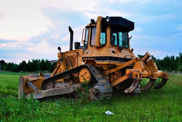Obraz na płótnie Canvas bulldozer 2