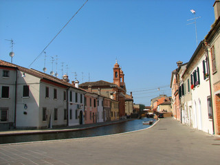Fototapeta na wymiar Comacchio