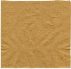 a sheet of blank craft paper on a white background