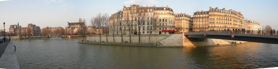 Naklejka na ściany i meble Paryż Ile Saint Louis