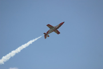 in the air