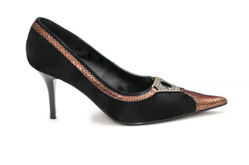 Female shoe isolated on the white background