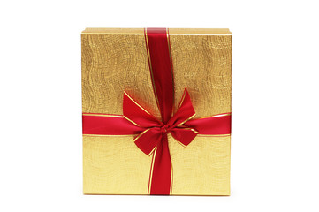 Gift box isolated on the white background