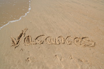 vacances sur le sable