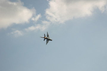 in the air