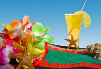 cocktails en bord de plage