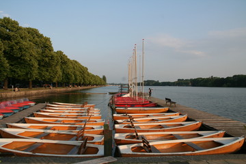 Boote am Maschsee