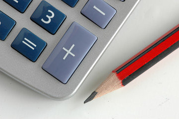 Calculadora y lapiz