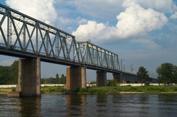 Fototapeta na wymiar rail bridge