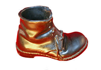 Boot on white background