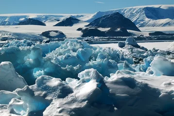 Wandaufkleber Welt aus Eis © staphy