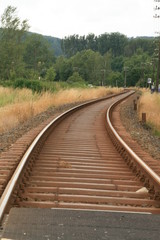 Obraz premium bahnschienen