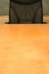 Empty chair, empty desk