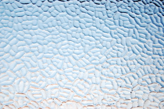 Abstract Blue glass
