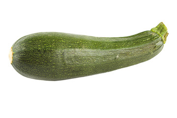 green marrow isolated on white