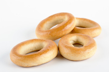 bagels on white