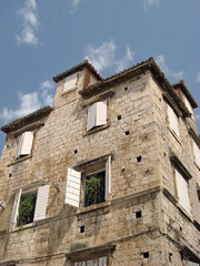 Fototapeta na wymiar budynki dalmatyńczyk