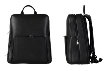 Travel bags from side and front view