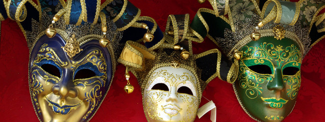 Venetian carnival masks