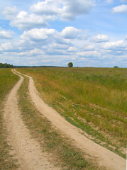 The countryside near Borovsk, small old town, Russian Federation