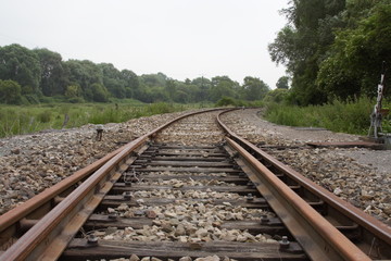 Fototapeta premium Chemin de fer