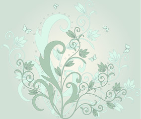 Floral background  - illustration