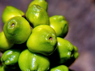 Green fruit