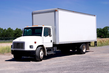 White Delivery Truck