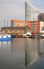 London Docklands, old and new