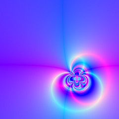 abstract stylish flower