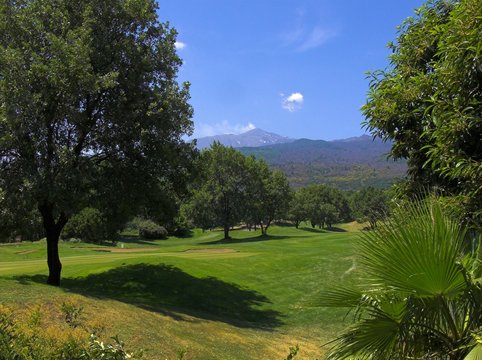 golf Etna paesaggio