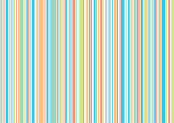 blue orange green beach stripes
