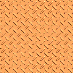 a very large sheet of copper diamond or tread plate