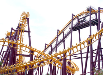 entertainment park - multi-level and multiway railway