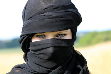 femme voilé