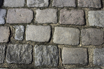 Paris antique stone walkway