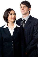 Young Executives Looking to the Future