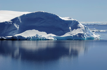 Iceberg in calm waters