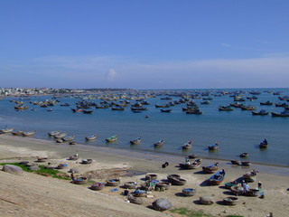 bateaux de peche, vietnam
